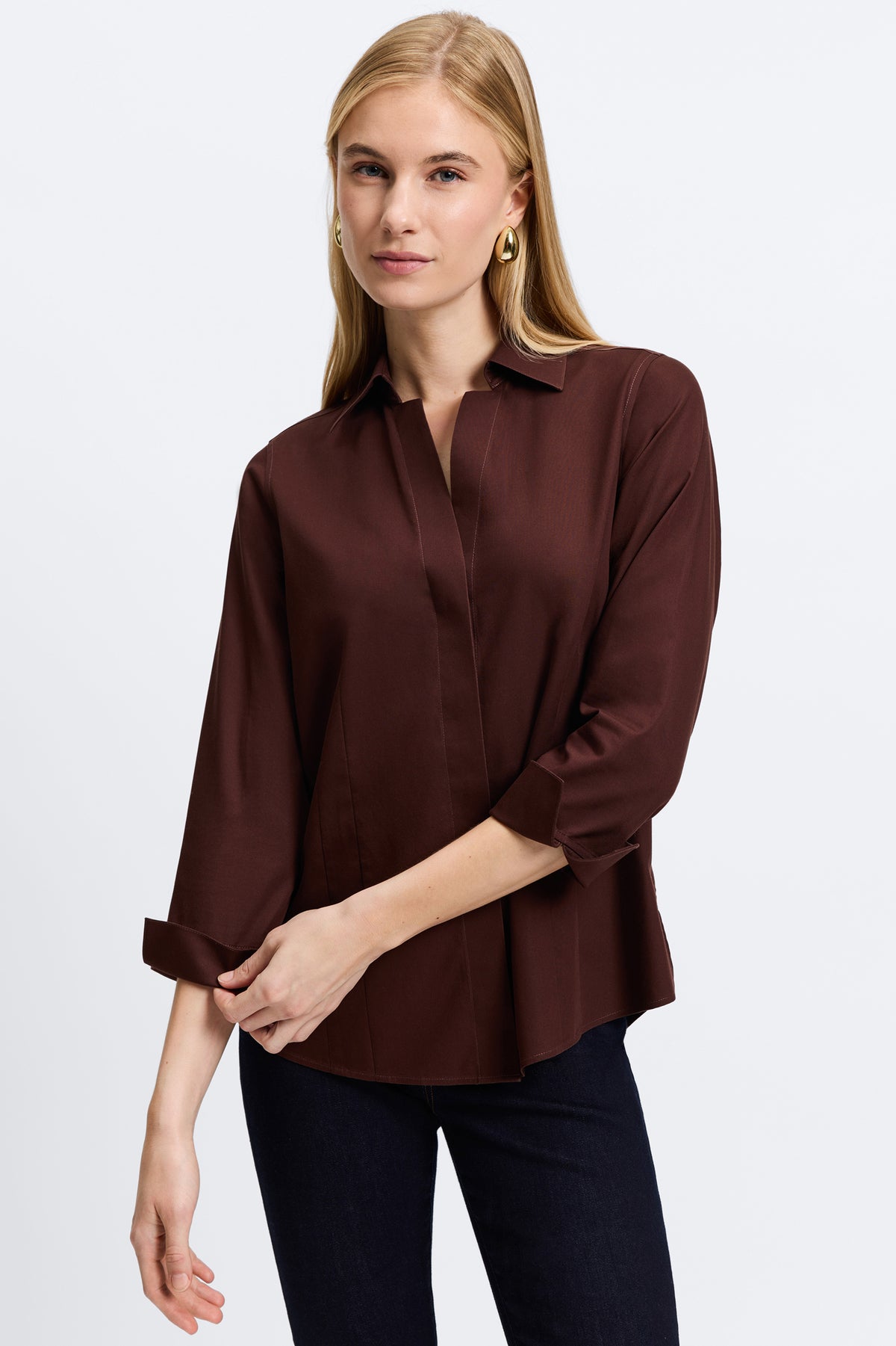 Taylor Essential Pinpoint No Iron Shirt