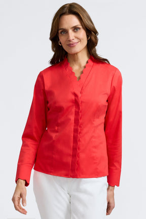 Bridget Stretch Matte Sateen No Iron Shirt