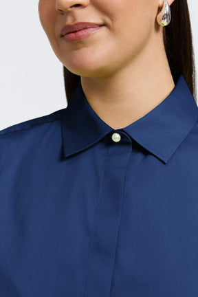 Pearl Plus No Iron Stretch Matte Sateen 3/4 Sleeve Shirt