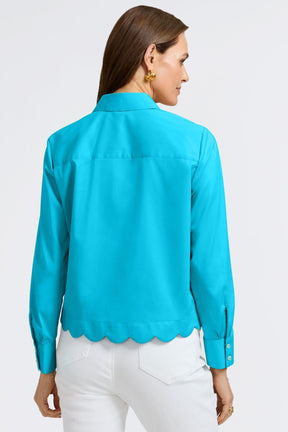 Scarlett No Iron Stretch Matte Sateen Long Sleeve Shirt