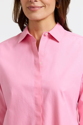 Brooke No Iron Pinpoint 3/4 Sleeve Shirt