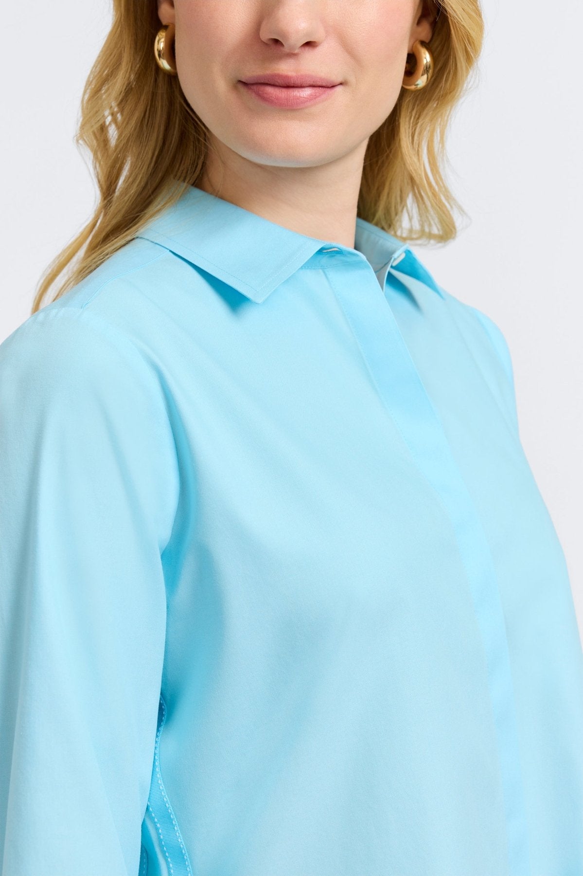 Brooke No Iron Pinpoint 3/4 Sleeve Shirt