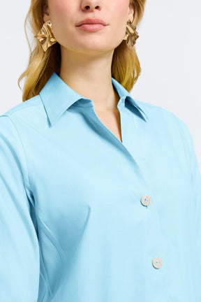 Paityn No Iron Pinpoint 3/4 Sleeve Shirt