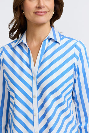 Mary Springtime Stripe Long Sleeve Shirt