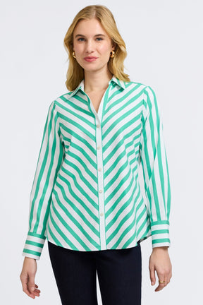 Mary Springtime Stripe Long Sleeve Shirt