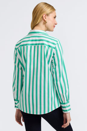 Mary Springtime Stripe Long Sleeve Shirt