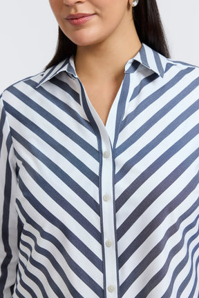 Mary Plus Springtime Stripe Long Sleeve Shirt