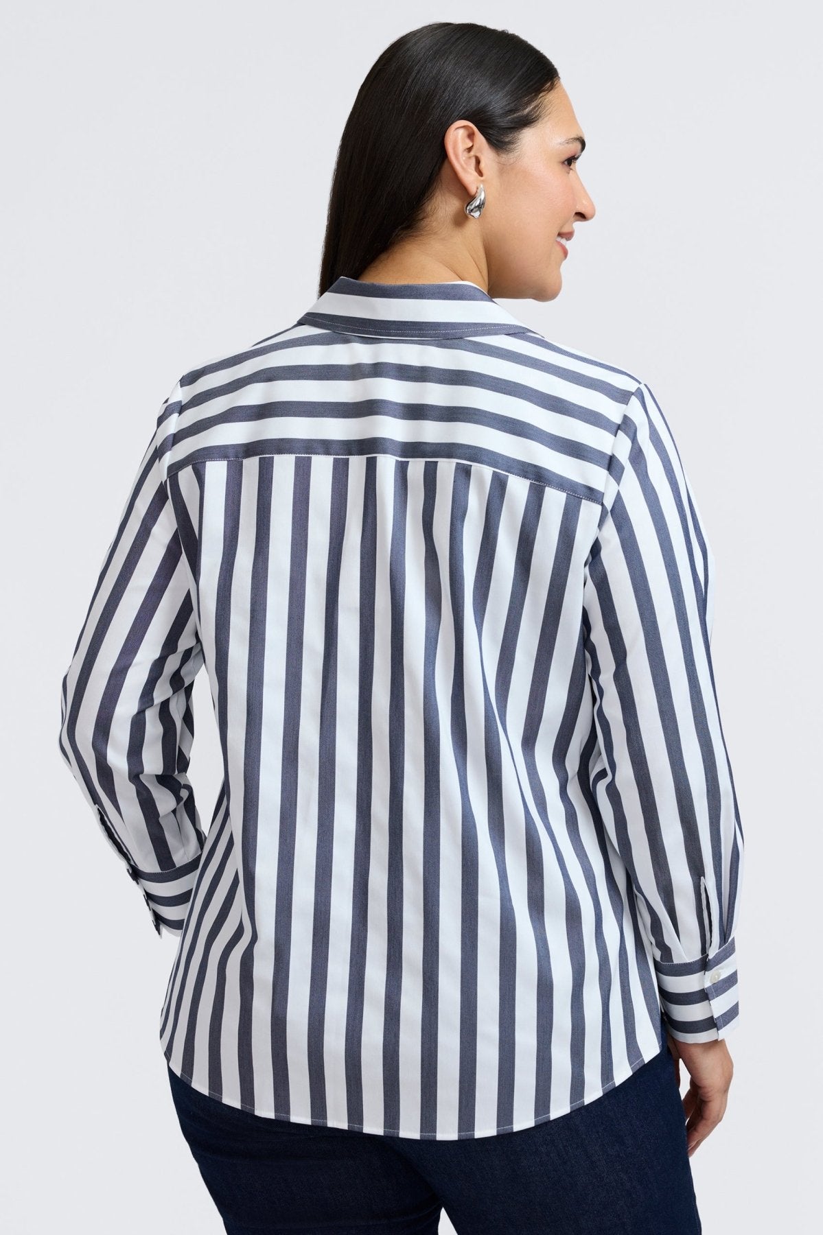 Mary Plus Springtime Stripe Long Sleeve Shirt