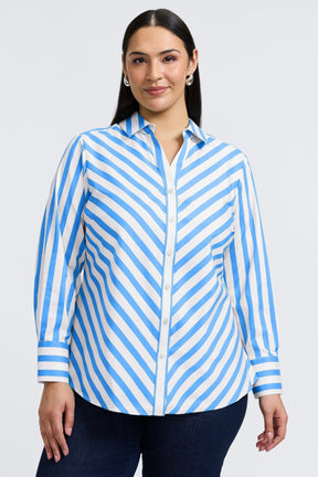 Mary Plus Springtime Stripe Long Sleeve Shirt