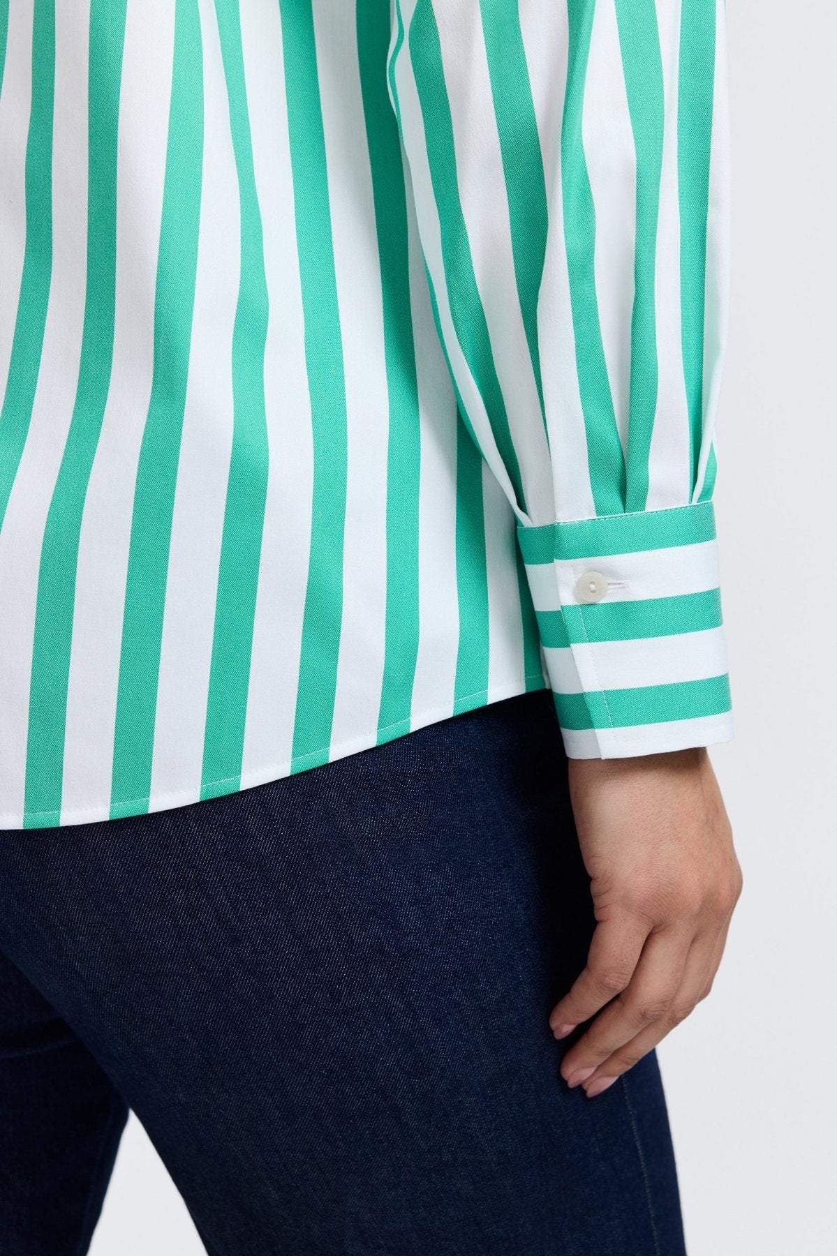 Mary Plus Springtime Stripe Long Sleeve Shirt