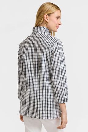 Carolina Crinkle 3/4 Sleeve Shirt Jacket