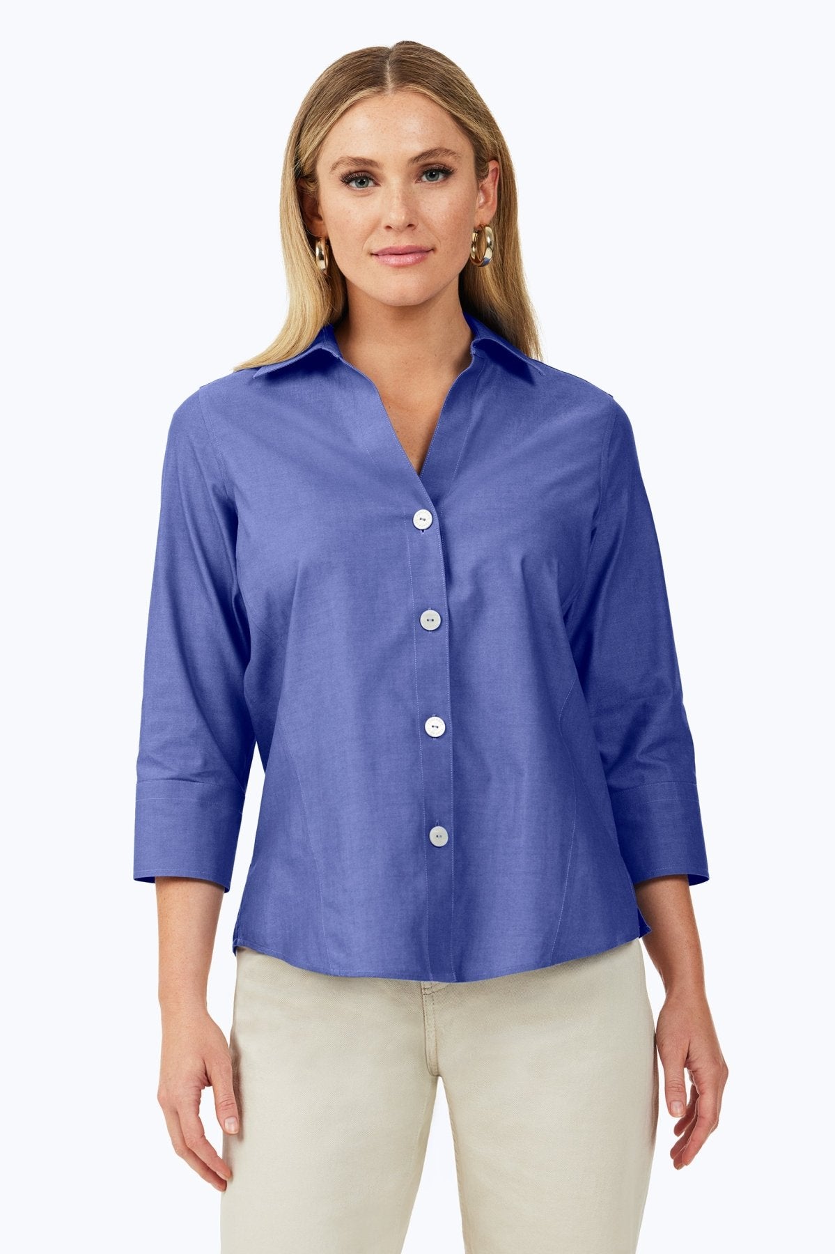 Paityn Essential Pinpoint No Iron Shirt