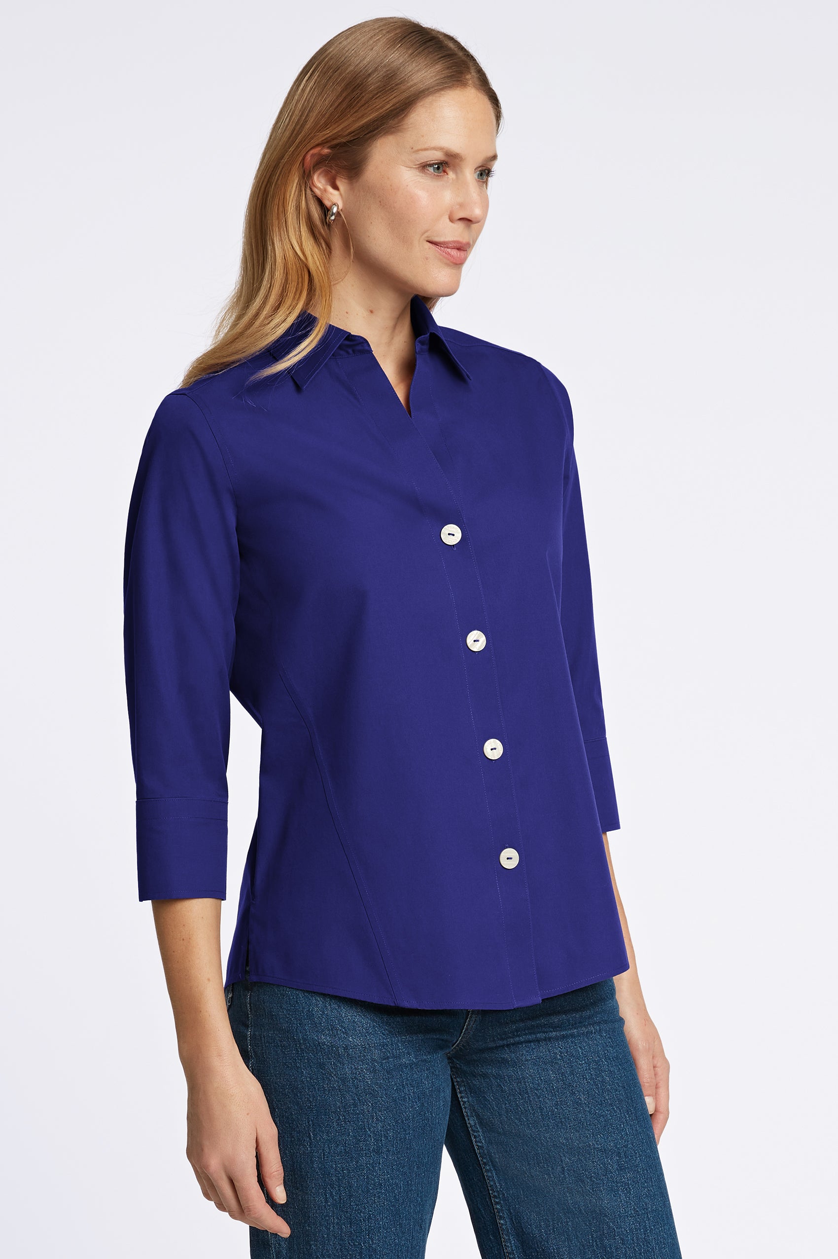 Paityn Essential Pinpoint No Iron Shirt