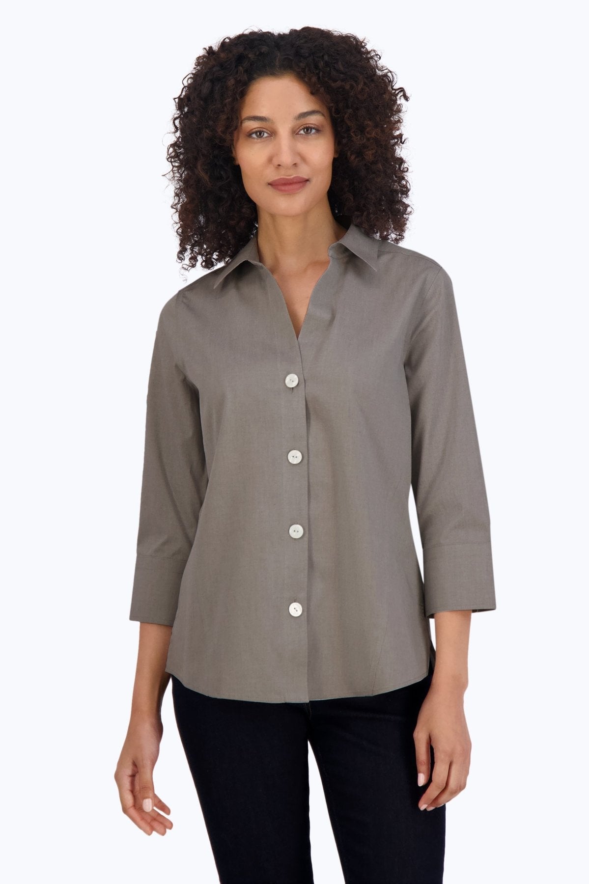 Paityn Essential Pinpoint No Iron Shirt