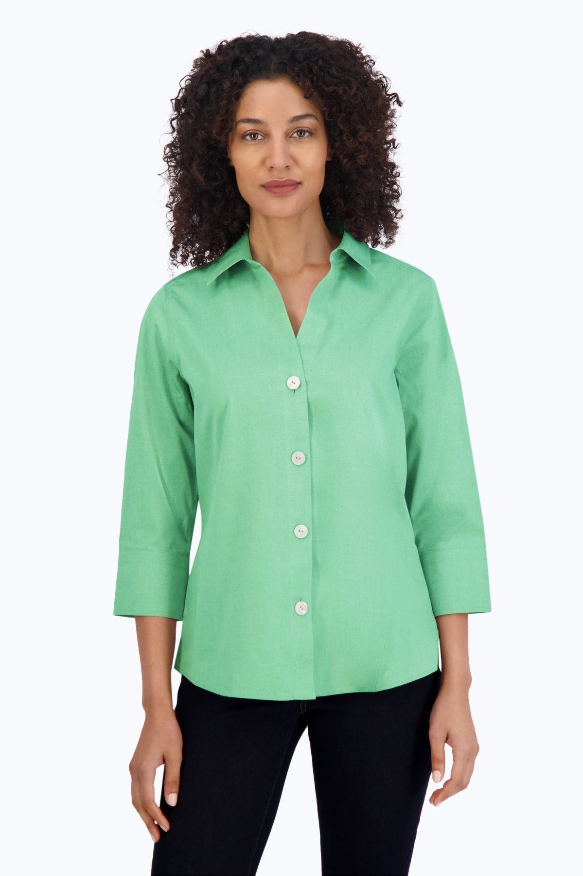 Paityn Essential Pinpoint No Iron Shirt