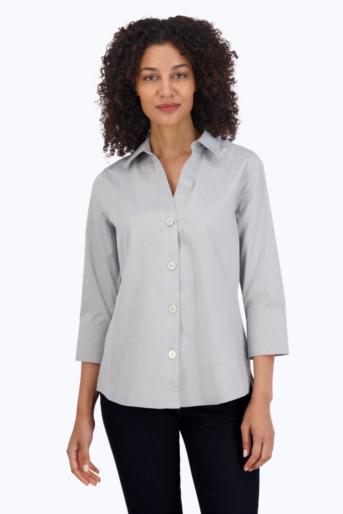 Paityn Essential Pinpoint No Iron Shirt