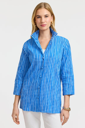 Carolina Crinkle 3/4 Sleeve Shirt Jacket