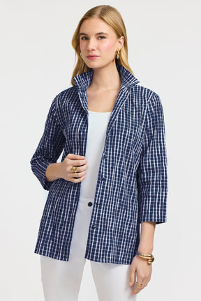 Carolina Crinkle 3/4 Sleeve Shirt Jacket