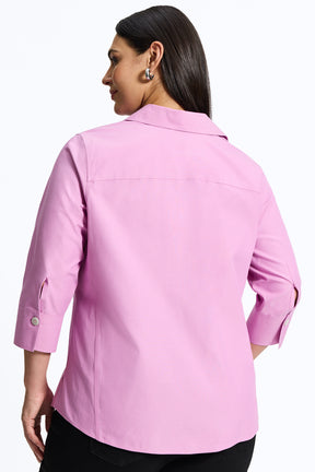 Paityn Plus Essential Pinpoint No Iron Shirt