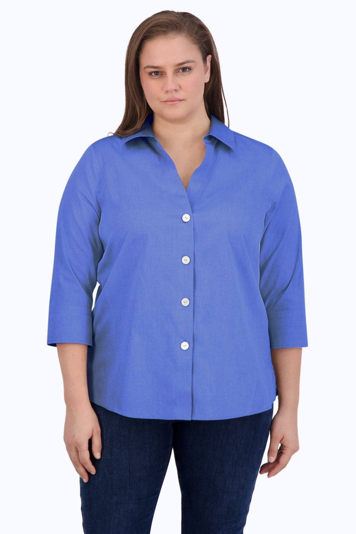 Paityn Plus Essential Pinpoint Non-Iron Shirt