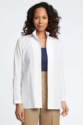 Carolina Seersucker Long Sleeve Shirt Jacket