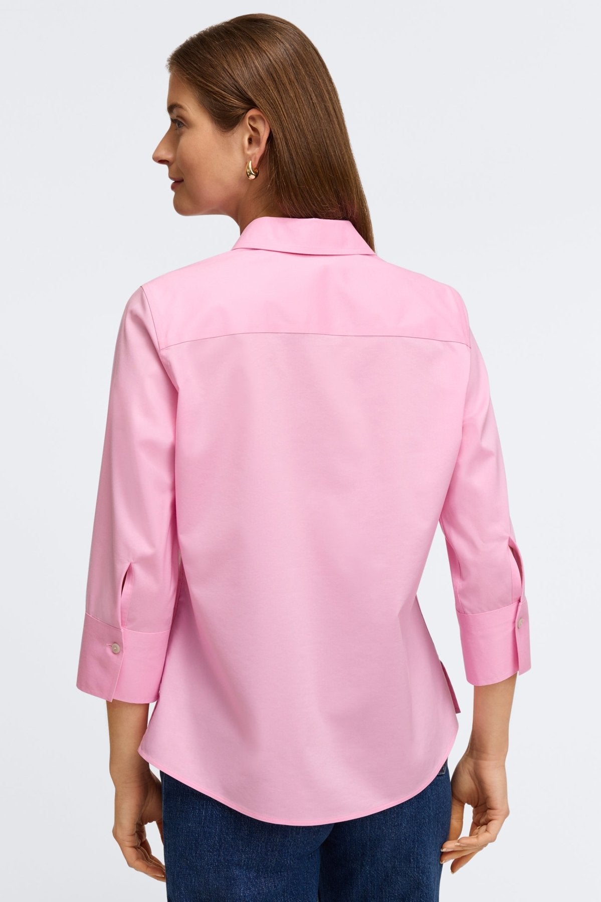 Mary Stretch No Iron 3/4 Sleeve Shirt