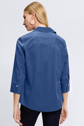 Mary No Iron Stretch 3/4 Sleeve Shirt