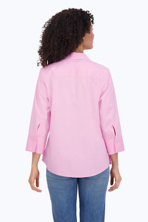 Mary No Iron Stretch 3/4 Sleeve Shirt