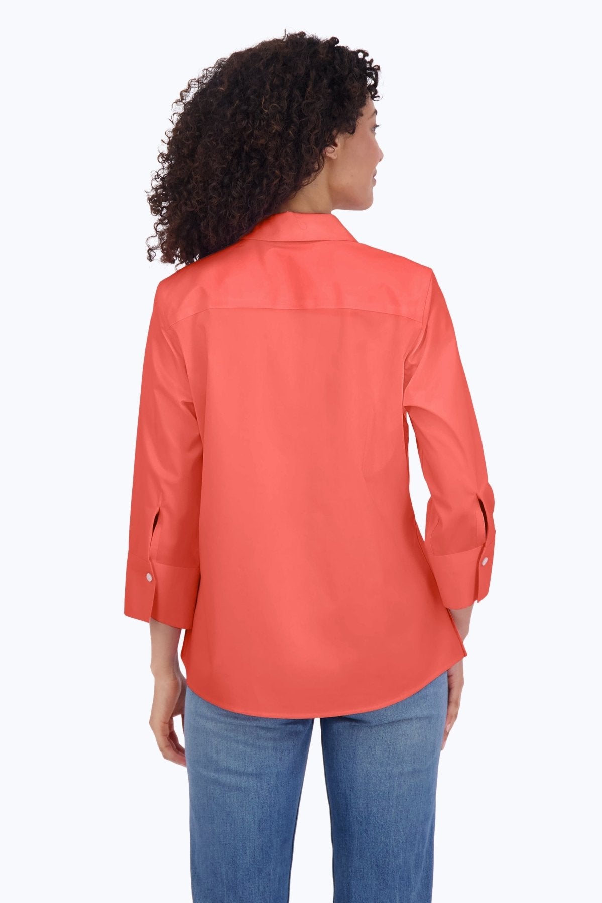 Mary No Iron Stretch 3/4 Sleeve Shirt