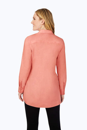 Cici Essential Pinpoint No Iron Tunic