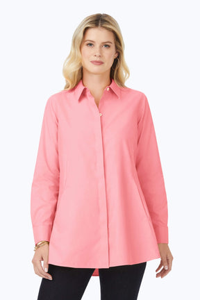 Cici Essential Pinpoint No Iron Tunic