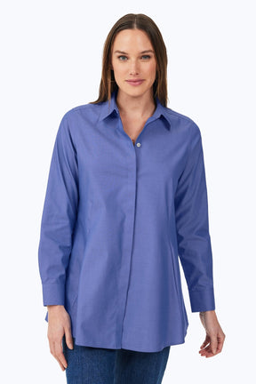 Cici Essential Pinpoint No Iron Tunic