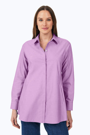 Cici Essential Pinpoint Non-Iron Tunic