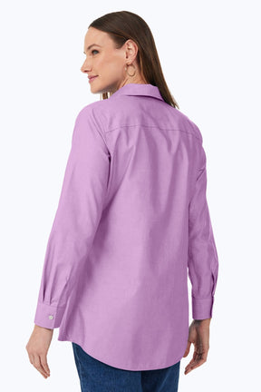 Cici Essential Pinpoint No Iron Tunic