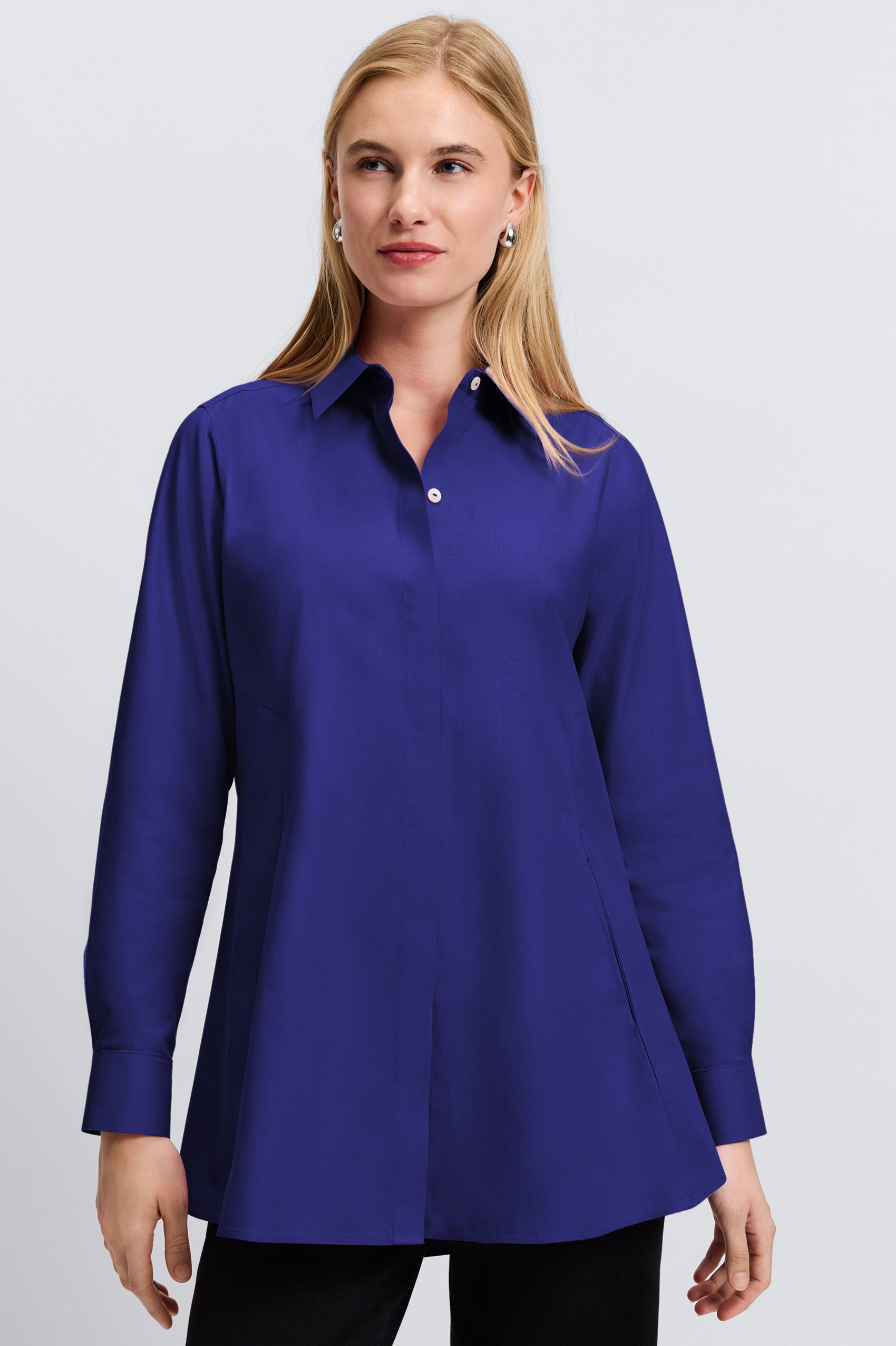 Cici Essential Pinpoint No Iron Tunic