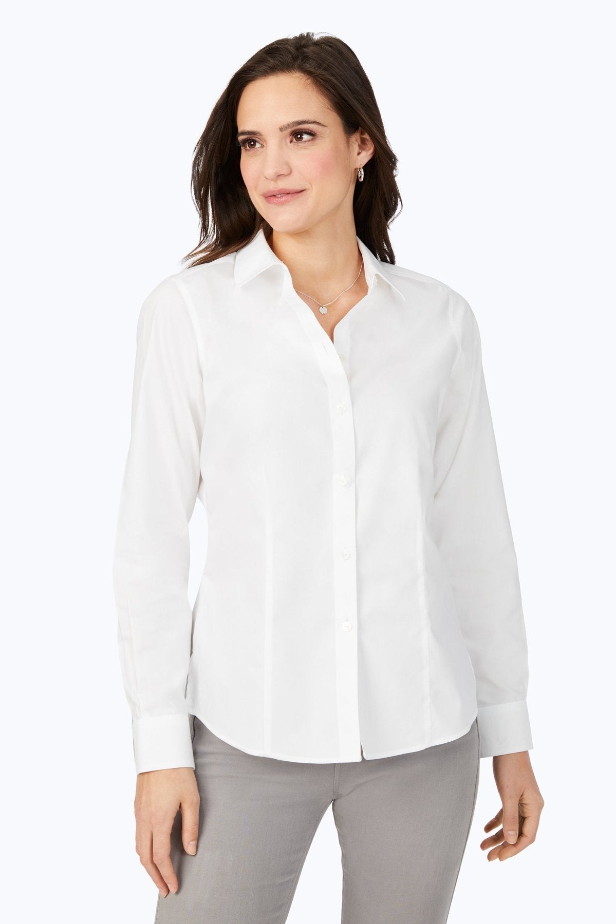 Dianna Essential Pinpoint No Iron Shirt