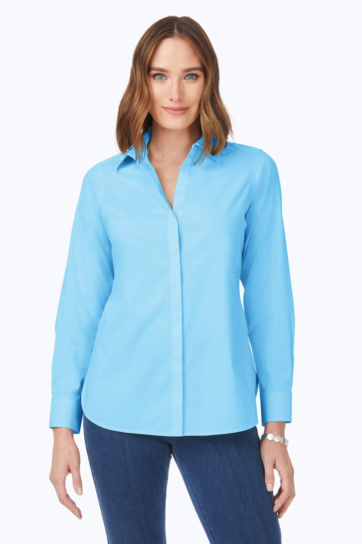 Kylie Essential Stretch No Iron Shirt