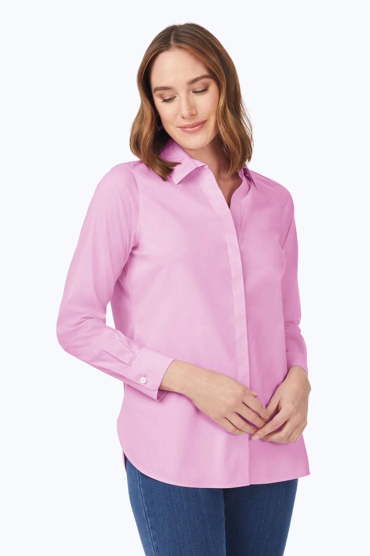 Kylie Essential Stretch Non-Iron Shirt