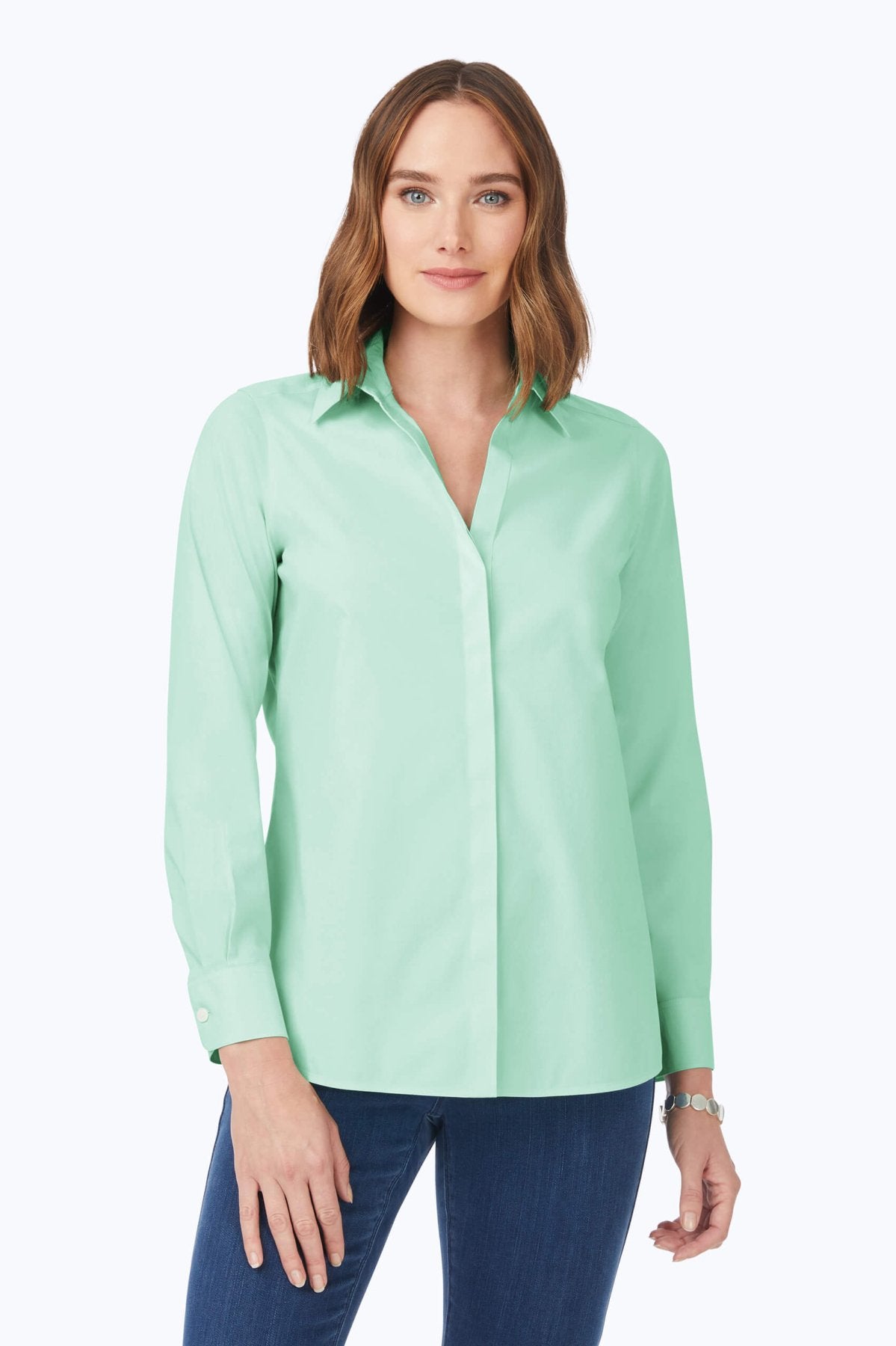 Kylie Essential Stretch Non-Iron Shirt