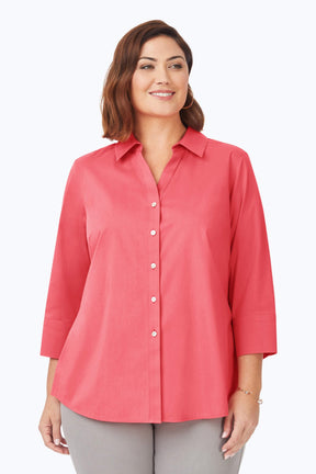 Mary Plus Stretch No Iron Shirt