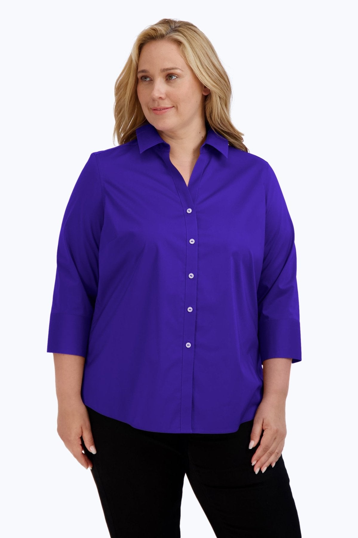 Mary Plus Stretch No Iron Shirt