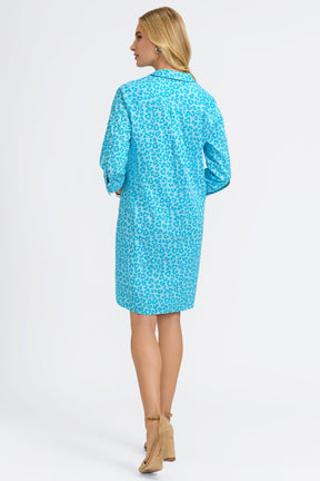 Sloane Tonal Cheetah 3/4 Sleeve Dress