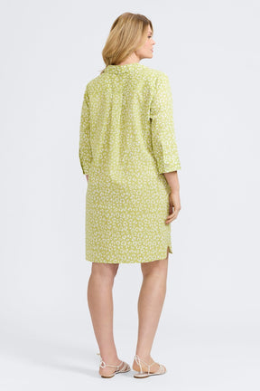 Sloane Plus Tonal Cheetah 3/4 Sleeve Dress