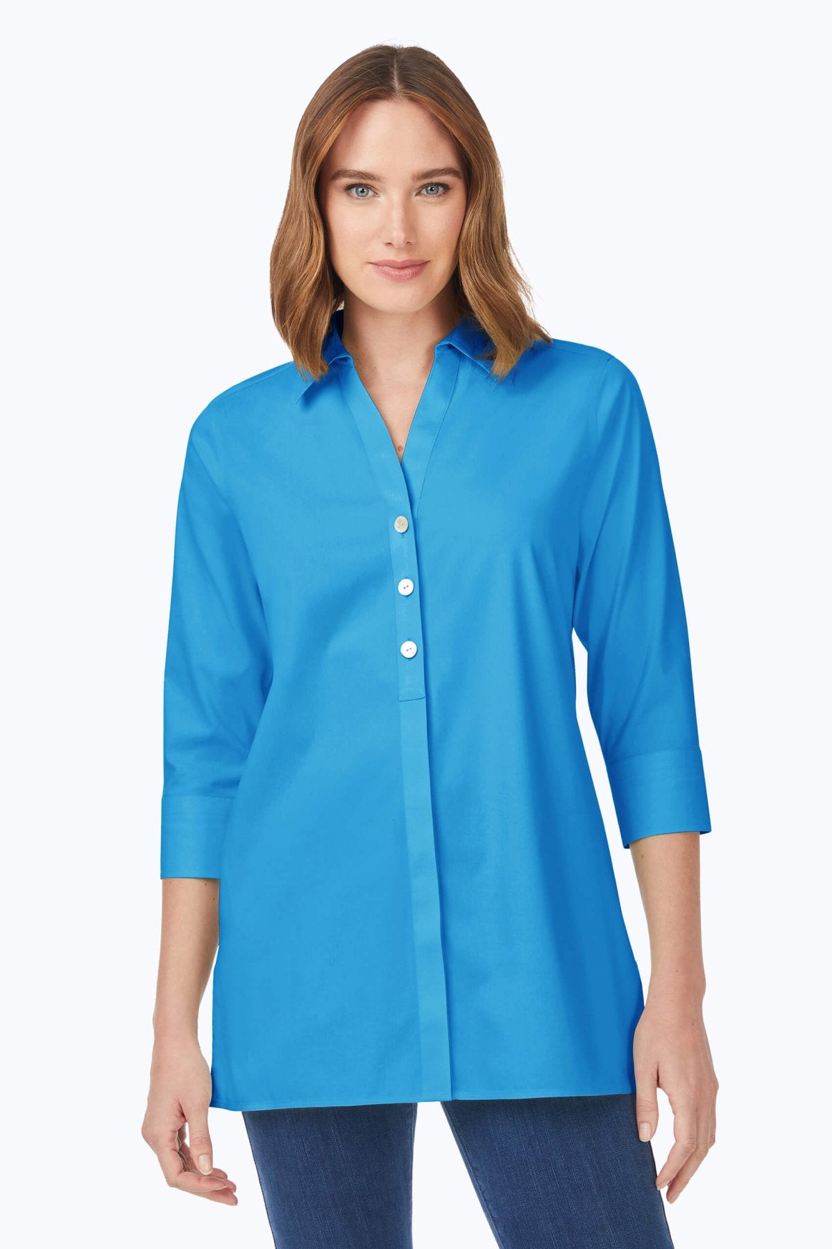 Pamela No Iron Stretch Tunic