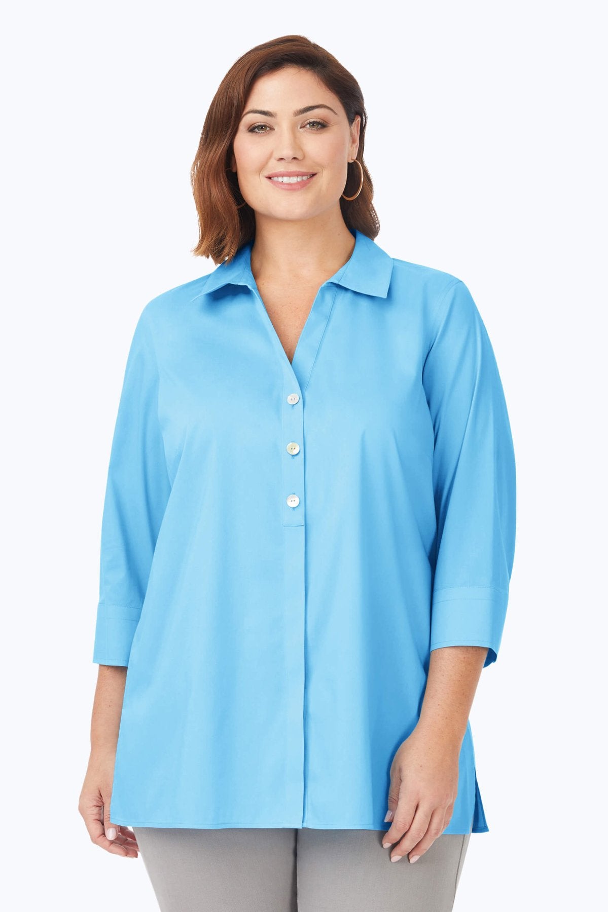 Pamela Plus Stretch No Iron Tunic