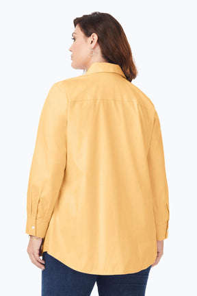 Cici Plus Pinpoint Non-Iron Tunic