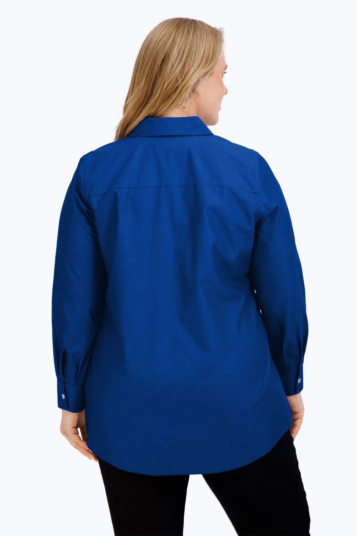 Cici Plus Pinpoint Non-Iron Tunic