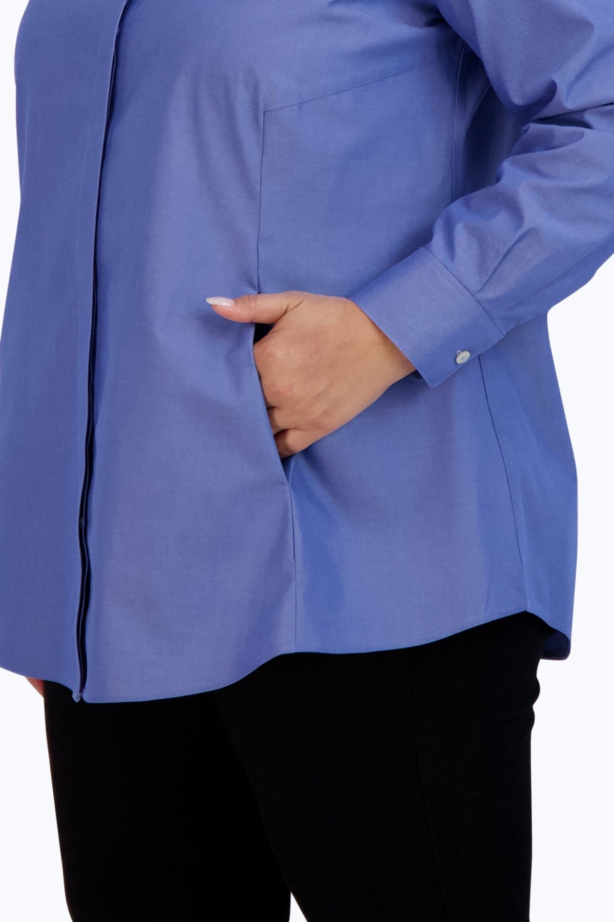 Cici Plus Essential Pinpoint No Iron Tunic