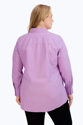 Cici Plus Essential Pinpoint No Iron Tunic