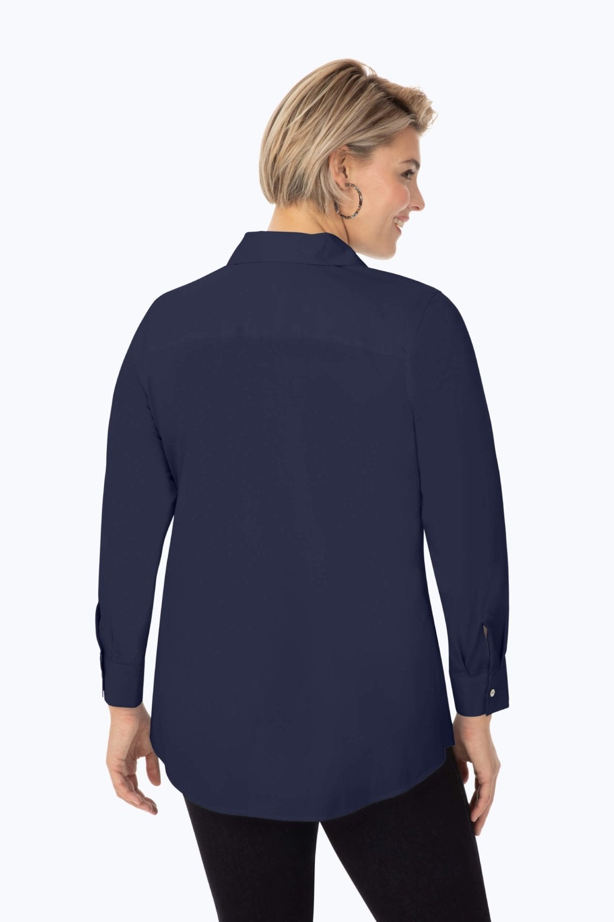 Cici Plus Essential Stretch Non-Iron Tunic